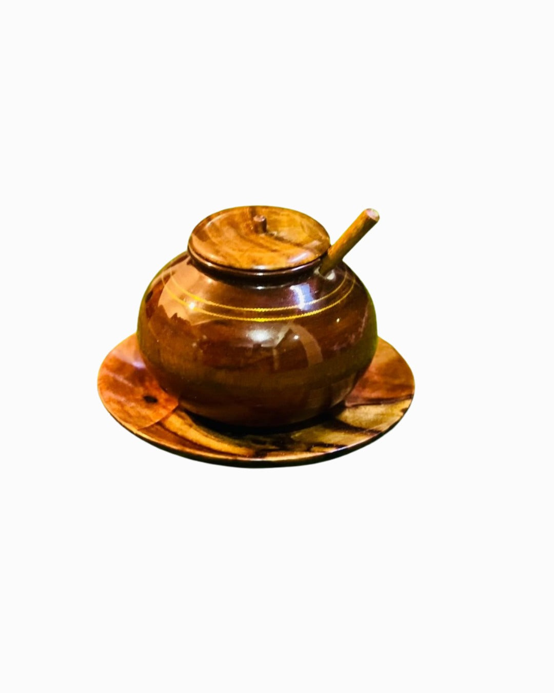 Sugar Pot Wooden