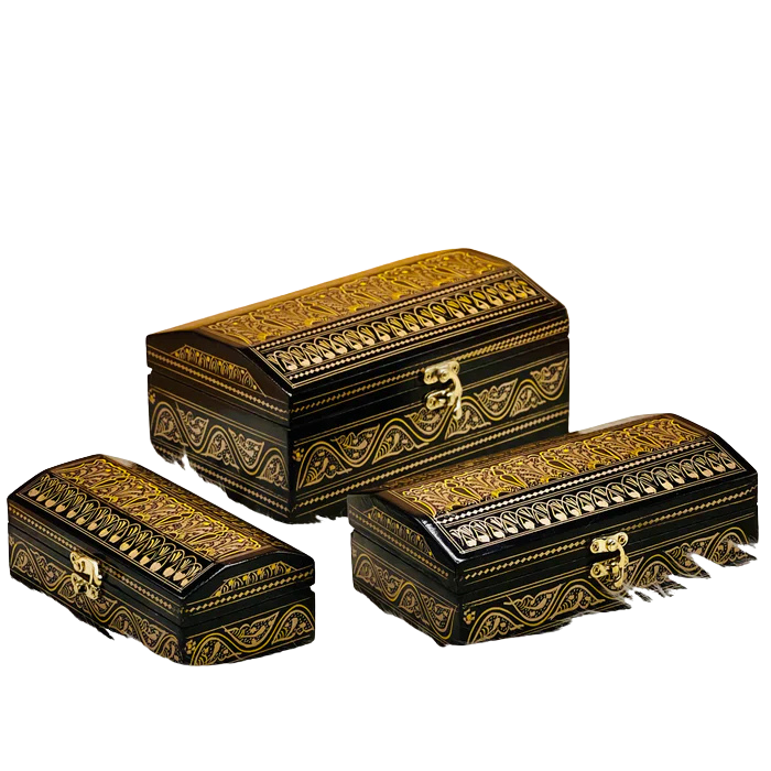 Jewellery box Nakshi-Set of 3 pieces