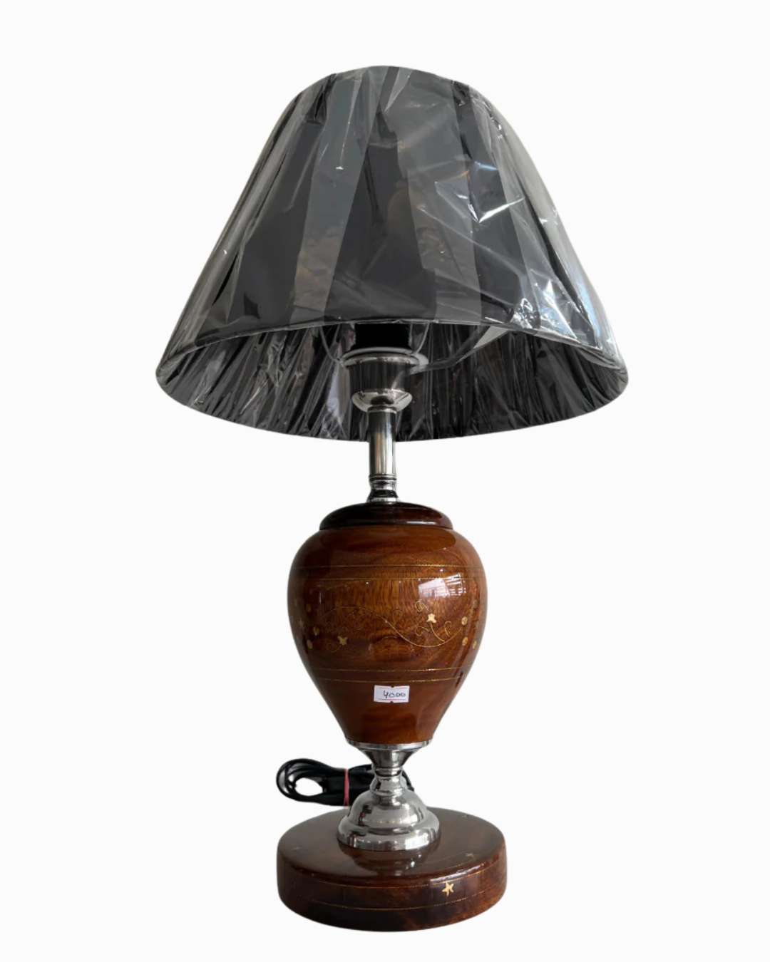 Wooden Side Lamp