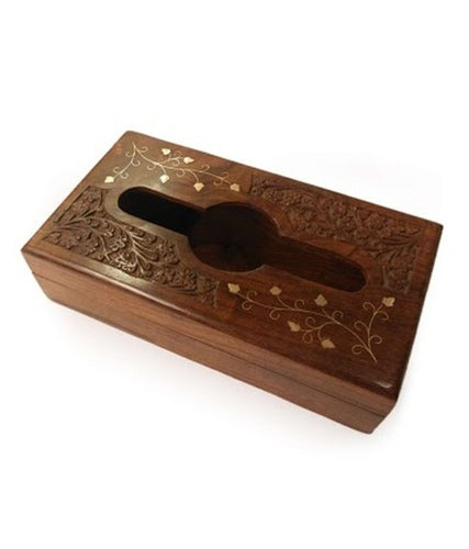 Tissue Box – Full Carving Brass