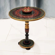 18" wooden carving coffee table