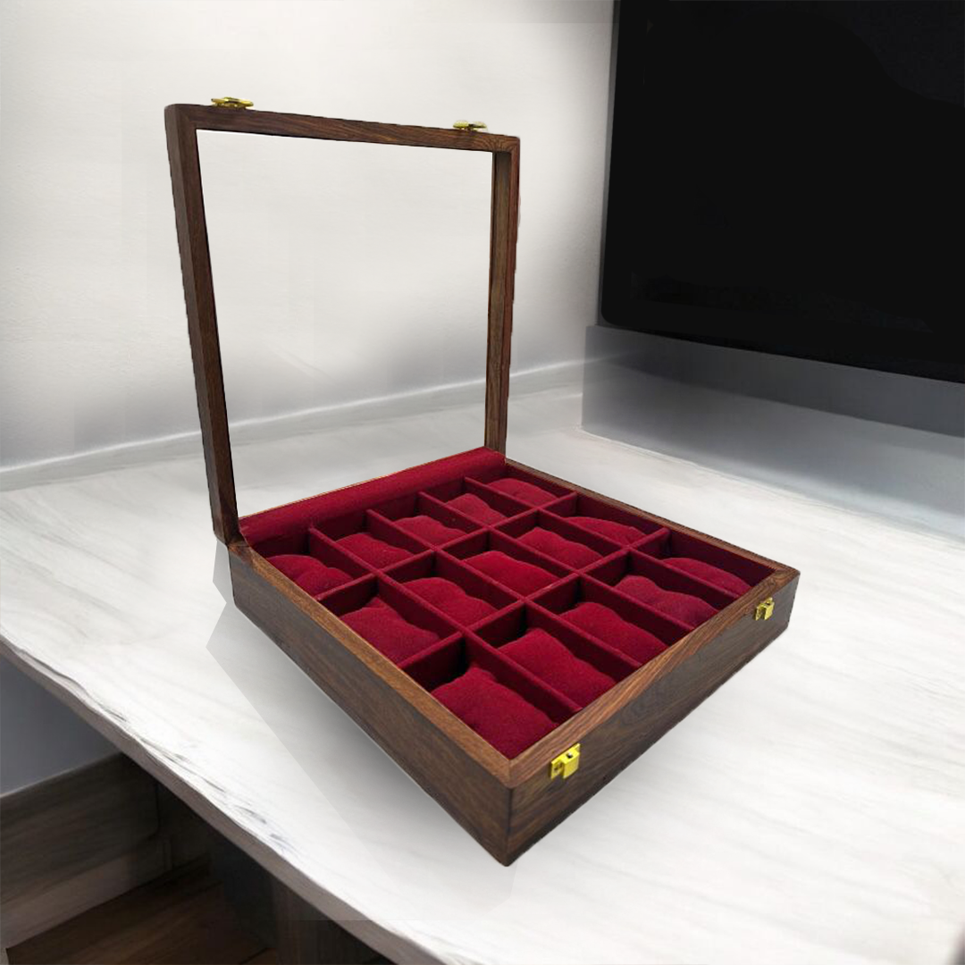 15 Watches – Plain – Glass Top