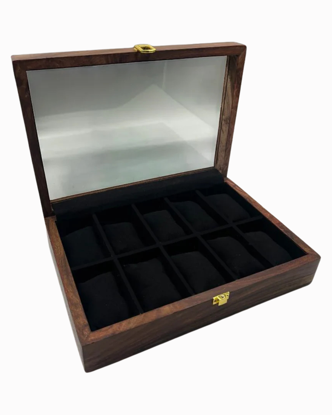 10 Watches – Plain – Glass Top